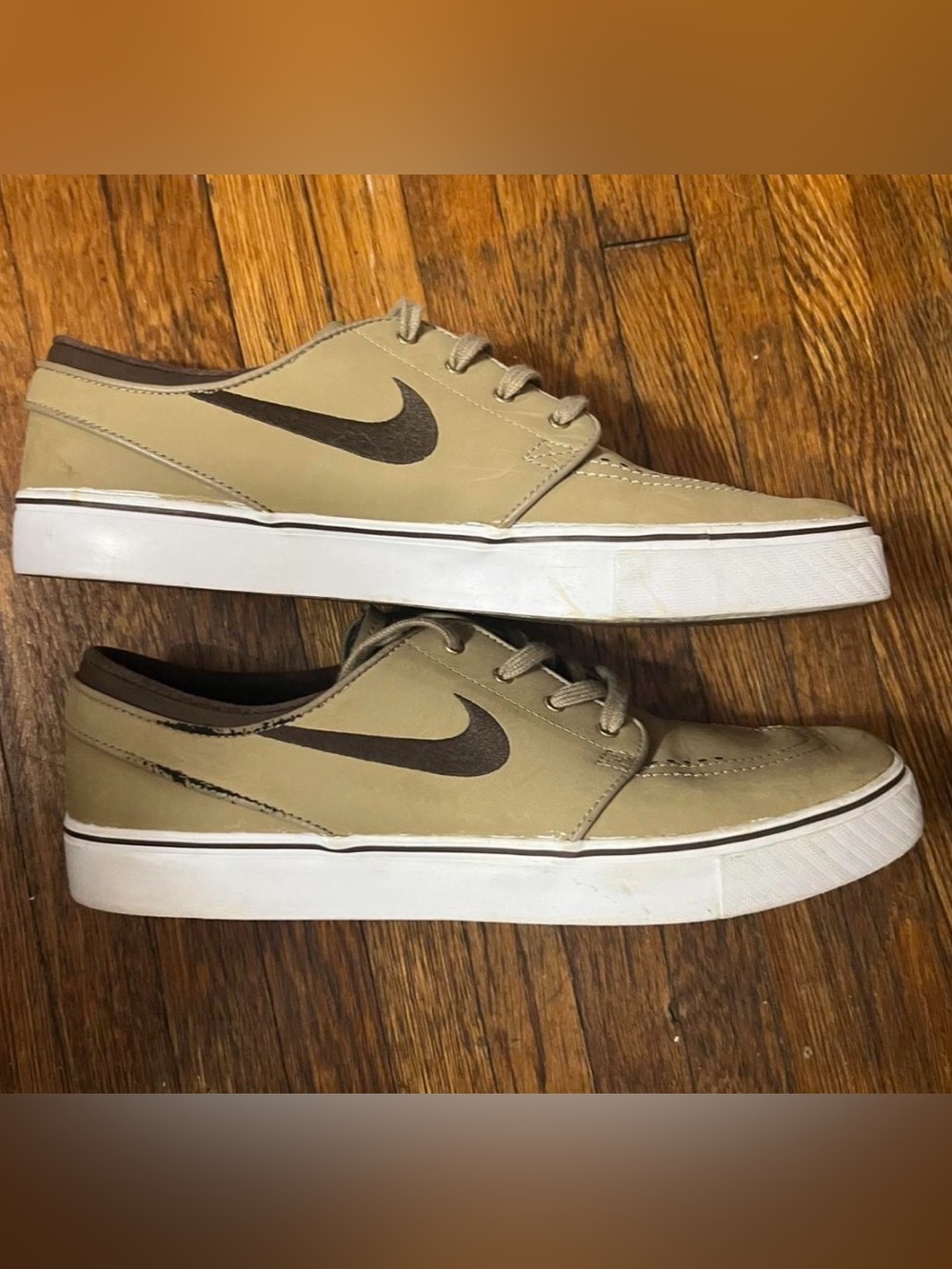 Nike ZOOM STEFAN JANOSKI Khaki Boulder Men 616490-220 Sneaker Size 10